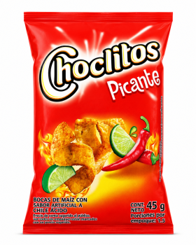 CHOCLITOS PICANTES BOLSA 45gr ORIGINALES